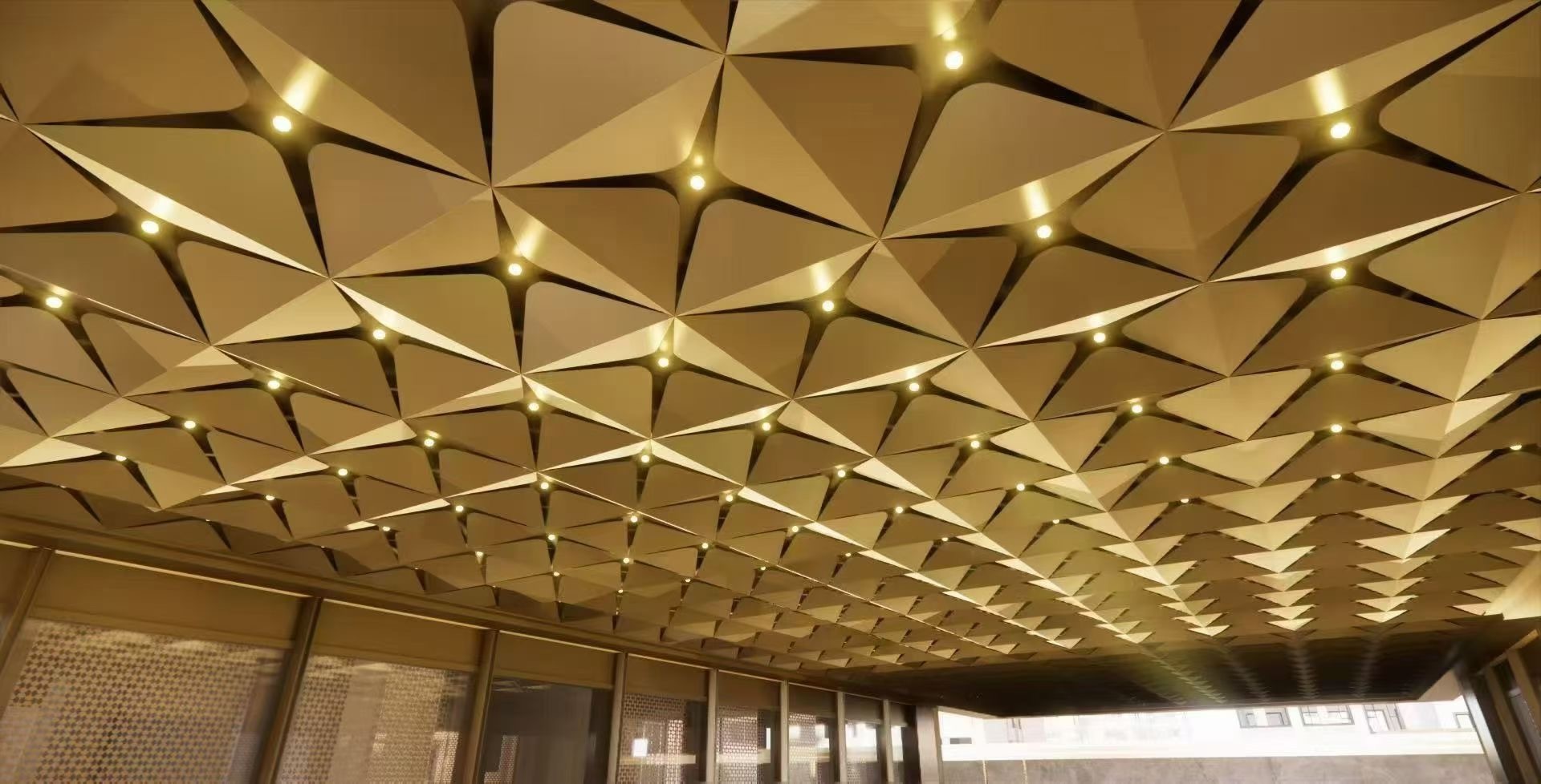 Calidad Pantallas onduladas de aluminio fábrica