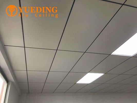 Square Artistic Clip Aluminum Metal Ceiling 600X600 Waterproof Fireproof