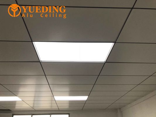Custom Square Aluminum Clip In Metal Ceiling Perforated Moisture Proof