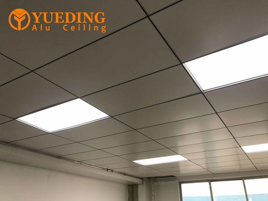 Square Artistic Clip Aluminum Metal Ceiling 600X600 Waterproof Fireproof