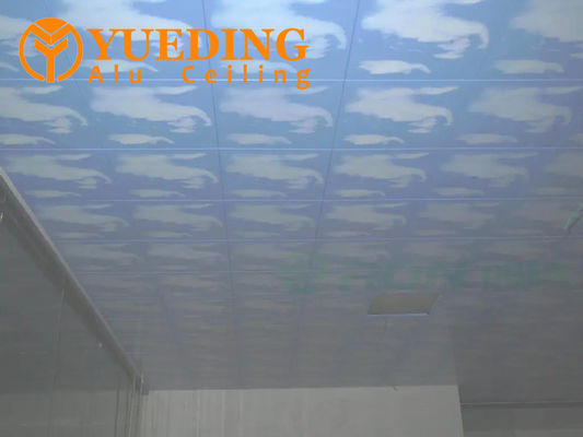 Indoor Clip In Metal Ceiling 60X60Cm Aluminum Ceiling Panels Corrosion Resistant